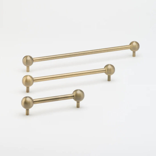 Lo & Co Sphere Pull in Aged Brass
