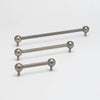Sphere Pull Tumbled Nickel 254mm Medium in Tumbled Nickel