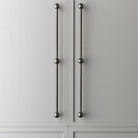 Sphere Appliance Pull Tumbled Nickel in Tumbled Nickel