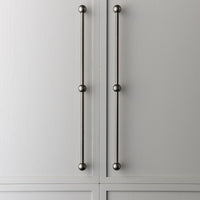 Sphere Appliance Pull Tumbled Nickel in Tumbled Nickel