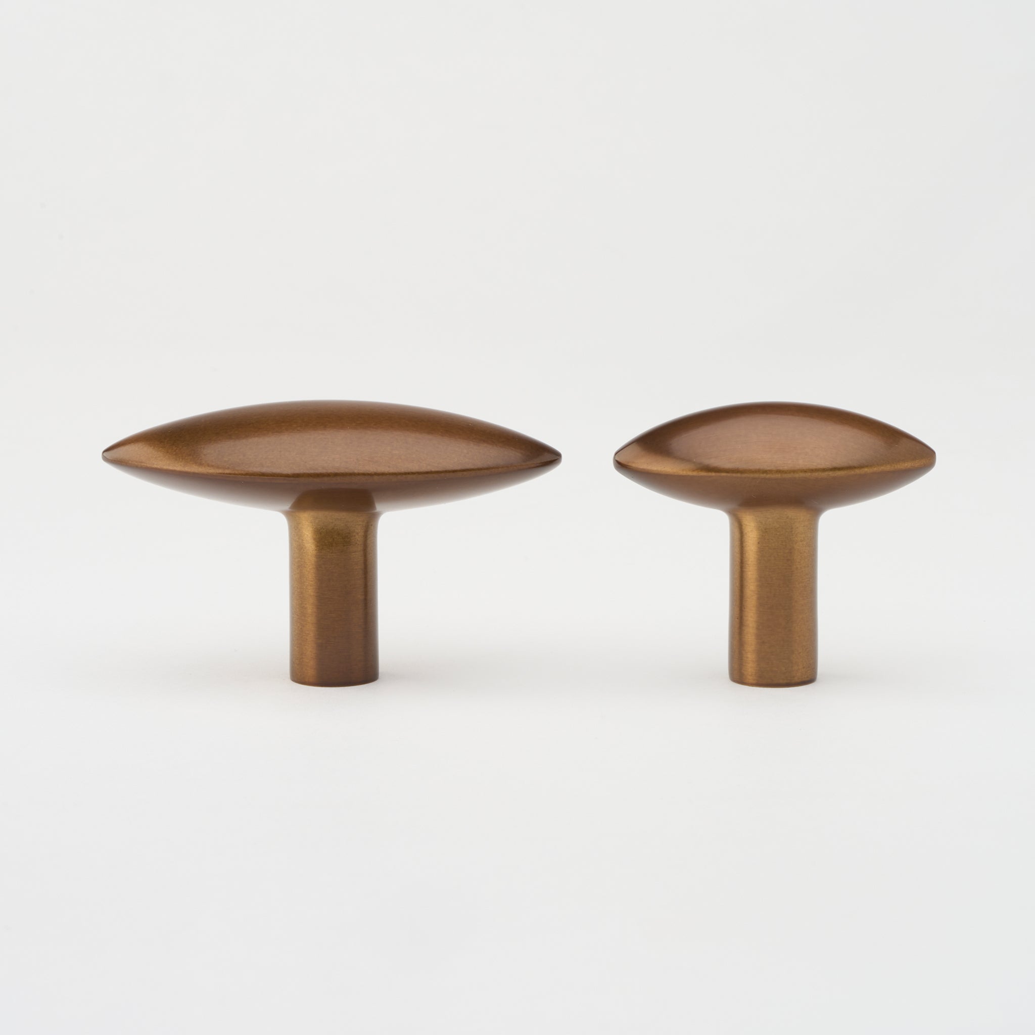 Almond Knob Bronze in Bronze