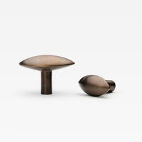 Almond Knob Oil Rubbed Bronze in Oil Rubbed Bronze