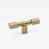 Orbe T-Pull Tumbled Brass (mid-late 2025) 95mm in Tumbled Brass