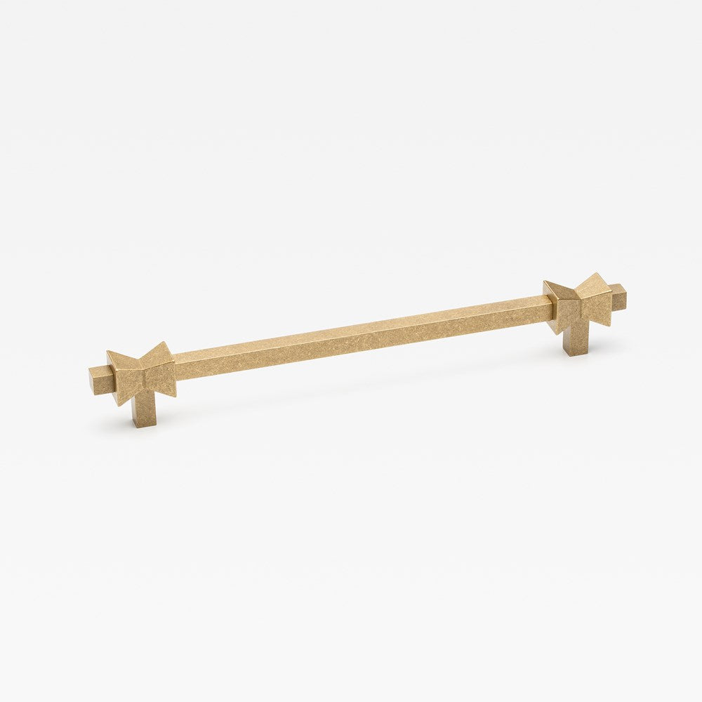 Forma Appliance Pull Tumbled Brass in Tumbled Brass