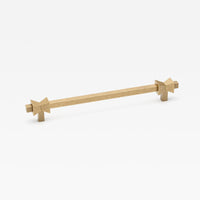 Forma Appliance Pull Tumbled Brass in Tumbled Brass
