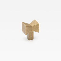 Forma Knob Tumbled Brass (coming soon) in Tumbled Brass