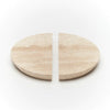 Arc Travertine Handle in Travertine Marble