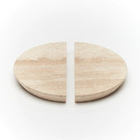 Arc Travertine Handle in Travertine Marble