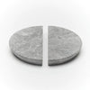 Arc Marble Handle Grey Tundra in Grey Tundar Marble