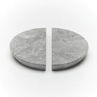 Arc Marble Handle Grey Tundra in Grey Tundar Marble