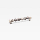 Marble pull handle from Lo & Co Forma collection, sleek white marble finish, ideal for modern furniture or cabinetry.