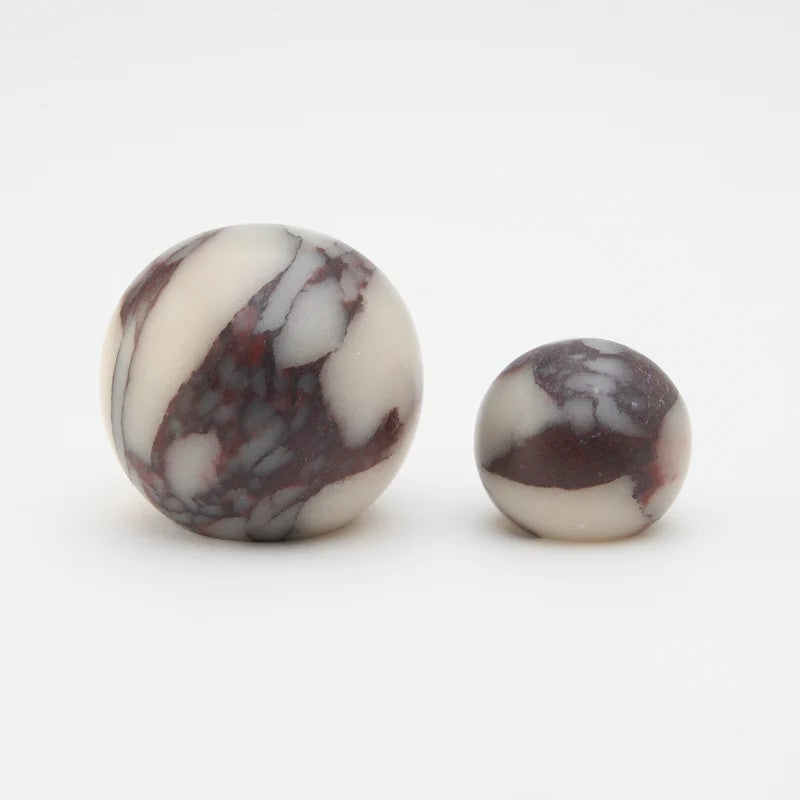 Lo & Co Hubble Knob Viola Marble  in Viola Marble