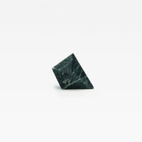 Prism Marble Knob Verde 45mm in Verde Marble