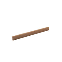 Momo AIRLIE timber cabinet pull handle with sleek design, mounted on a wooden cabinet door.