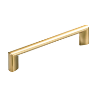 MOMO HANDLES BARRA D HANDLE 128MM BRUSHED MATT BRASS in Brushed Matt Brass