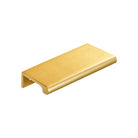 MOMO HANDLES CHELSEA SOLID BRASS LIP PULL HANDLE 96MM BRUSHED SATIN BRASS in Brushed Satin Brass