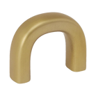 MOMO HANDLES LIORA 32MM LOOP HANDLE BRUSHED SATIN BRASS in Brushed Satin Brass
