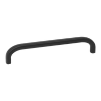 MOMO HANDLES LIORA 160MM D HANDLE MATT BLACK in Matt Black