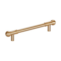Momo PARLA cabinet pull handle in black finish, sleek modern design for kitchen or bathroom cabinetry.