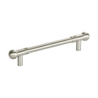 Momo PARLA cabinet pull handle in dark bronze finish, sleek modern design for kitchen or furniture cabinetry.