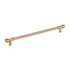 Momo PARLA cabinet pull handle in black steel with a sleek, modern design for kitchen or furniture cabinetry.
