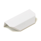 Momo VANN Lip Pull Handle in white finish, showing sleek modern design with smooth surface and ergonomic grip.