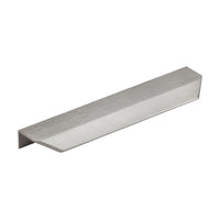 Momo VANN Lip Pull Handle in dark bronze finish, showcasing its sleek modern design and textured grip for cabinets or furniture.