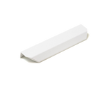 Momo VANN Lip Pull Handle in white finish, close-up view showing sleek, modern design for cabinetry or furniture.