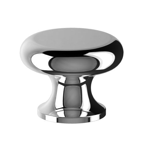 K002 Cabinet Knob, Solid Stainless Steel, 20mm Ø, Projection 18mm in Polished Stainless Steel