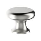 K002 Cabinet Knob, Solid Stainless Steel, 20mm Ø, Projection 18mm in Satin Stainless
