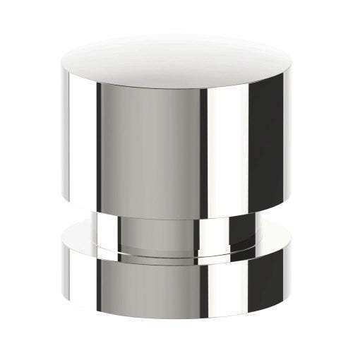 K004 Cabinet Knob, Solid Stainless Steel, 20mm Ø, Projection 22mm in Polished Stainless Steel