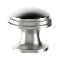K005 Cabinet Knob, Solid Stainless Steel, 20mm Ø, Projection 18mm in Satin Stainless