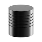 K012 Cabinet Knob, Solid Stainless Steel, 20mm Ø, Projection 25mm in Black