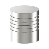 K012 Cabinet Knob, Solid Stainless Steel, 20mm Ø, Projection 25mm in Satin Stainless