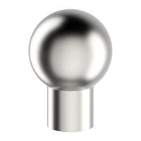 K015 Cabinet Knob, Solid Stainless Steel, 20mm Ø, Projection 28mm in Satin Stainless