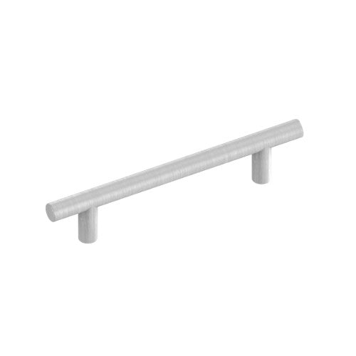 P001 Cabinet Pull Handle, Solid Stainless Steel, Ø10mm, 320mm CTC, 399mm OA, Projection 32mm in Satin Stainless