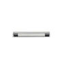 Cabinet Pull Cali Brushed Chrome L130xW9xP28mm CTC96mm with Backplate in Brushed Chrome