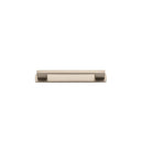 Cabinet Pull Cali Satin Nickel L130xW9xP28mm CTC96mm with Backplate in Satin Nickel
