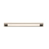 Cabinet Pull Cali Satin Nickel L290xW9xP28mm CTC256mm with Backplate in Satin Nickel