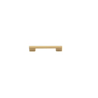 Pull Handle Cali Brushed Brass L130xW9xP28mm CTC96mm in Brushed Brass