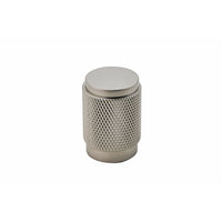 Cupboard Knob Brunswick Satin Nickel P28xD20mm in Satin Nickel