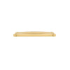 Cabinet Pull Sarlat Brushed Gold PVD L338xP52mm BD18mm CTC320mm With Backplate W365xH24mm T3mm in Brushed Gold PVD