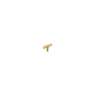 Cabinet Pull Helsinki T Brushed Gold PVD L50xP36mm BD11mm in Brushed Gold PVD