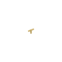 Cabinet Pull Helsinki T Brushed Gold PVD L50xP36mm BD11mm in Brushed Gold PVD