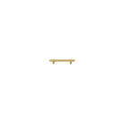 Cabinet Pull Helsinki Brushed Gold PVD L141xP36mm BD11mm CTC96mm in Brushed Gold PVD