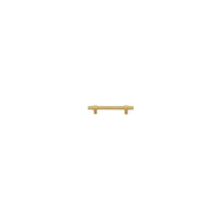 Cabinet Pull Helsinki Brushed Gold PVD L141xP36mm BD11mm CTC96mm in Brushed Gold PVD