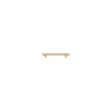 Cabinet Pull Helsinki Brushed Gold PVD L173xP36mm BD11mm CTC128mm in Brushed Gold PVD