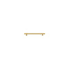 Cabinet Pull Helsinki Brushed Gold PVD L205xP36mm BD11mm CTC160mm in Brushed Gold PVD