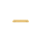 Cabinet Pull Baltimore Brushed Gold PVD With Backplate L205xW24xP39mm CTC160mm in Brushed Gold PVD
