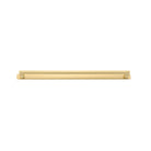Cabinet Pull Baltimore Brushed Gold PVD With Backplate L495xW26xP47mm CTC450mm in Brushed Gold PVD